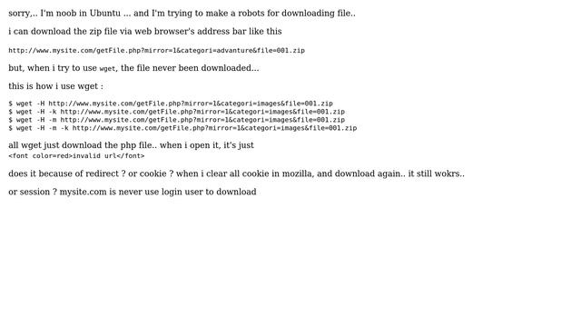 Ubuntu: How to use wget with GET parameter, or redirect web? (2 Solutions!!) смотреть онлайн
