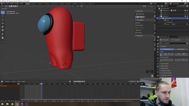 Риггинг и анимация персонажа в Blender + экспорт анимации в Unity [3D игра в Unity. Часть 18] смотреть онлайн