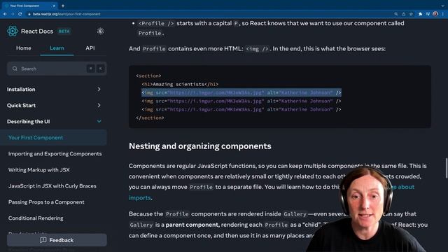 Your First React Component смотреть онлайн