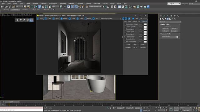 Санузел в 3DS Max + Corona Renderer за 15 мин смотреть онлайн