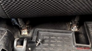 разбор автомобиля СанЕнг Кайрон для установки авточехлов с выниманием сидений, снятием пластика....