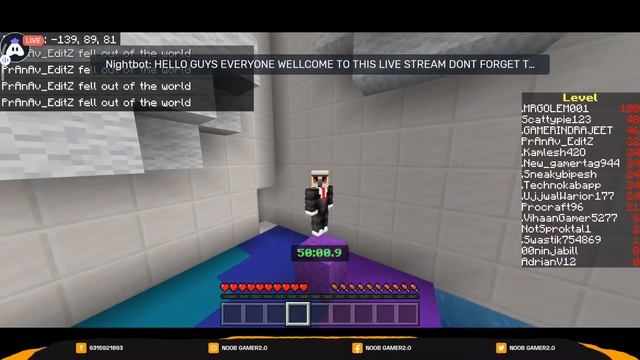 Minecraft Parkour With Subscribers | Minecraft Live Hindi | Mcpe + java смотреть онлайн