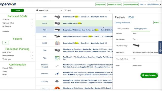 New Part Search Dashboard - demo full text search and filter смотреть онлайн
