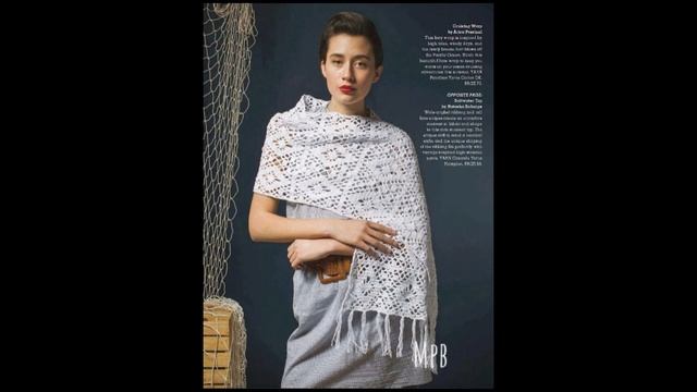 Палантин-широкий шарф! ч.2 Вязание+схемы смотреть онлайн