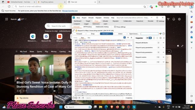 Intercept Any Site Http Traffic With Burp Suite Proxy смотреть онлайн