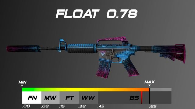 CSGO M4A1-S | Decimator - Skin wear/float