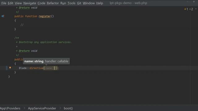 Custom Directives Laravel смотреть онлайн