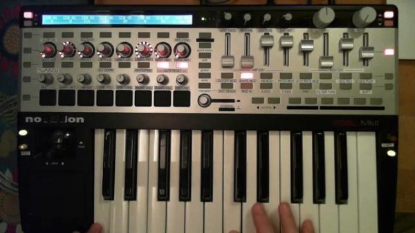 Axoloti Core united with Novation 25SL MK2