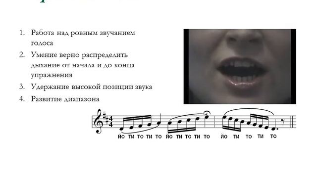 Упражнение на выработку: высокой позиции, развитие диапазона смотреть онлайн