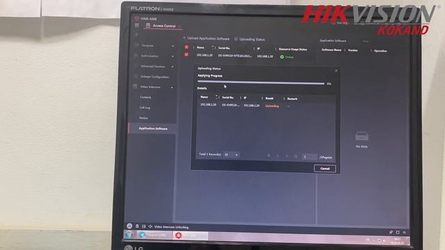 HIKVISION DS-KH9510-WTE1 MONITORGA IVMS4200 DASTURI ORQALI APK URNATISH