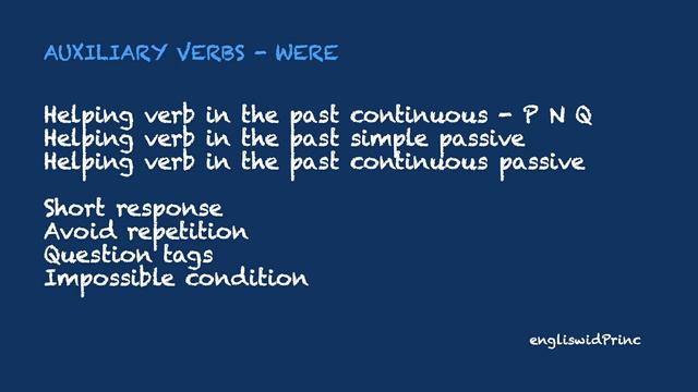 Helping Verbs Part 3 - How to use ‘was & were' in English смотреть онлайн