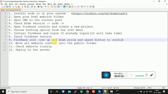 How to host a website for Free on firebase hosting смотреть онлайн
