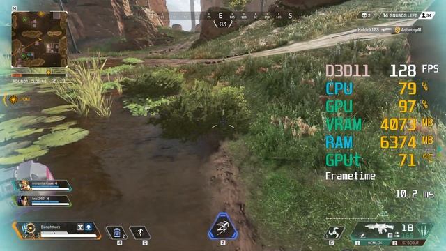 GeForce GTX 1660 -- Intel Core i3-9100F -- Apex Legends FPS Test Low смотреть онлайн