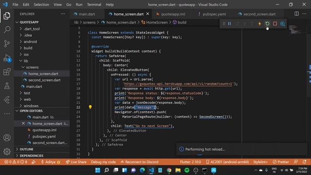 Parsing JSON in Flutter - Free Flutter Course 2022 смотреть онлайн
