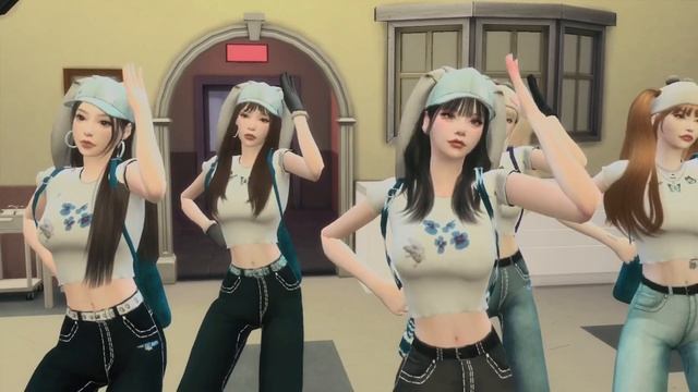 NewYearGirl(UnitV) 'OMG' Official MV (Performance Ver.1) Sims 4 Cover Newjeans
