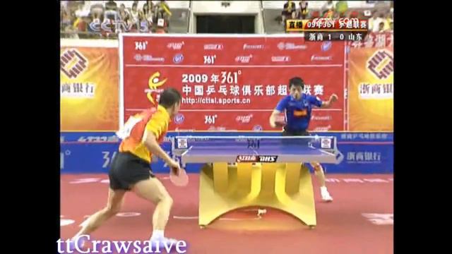 Chinese Superleague: Zhang Jike vs. Ma Lin смотреть онлайн