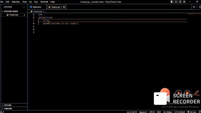 Loop for print 100 or more times in python смотреть онлайн