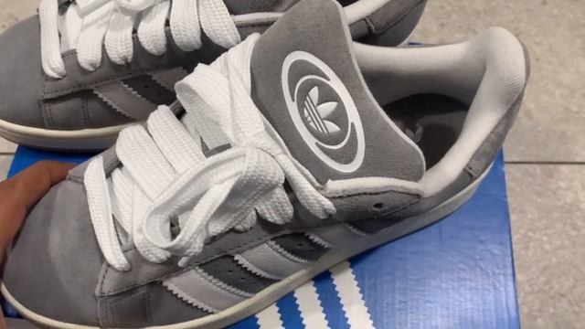 adidas campus 00s grey review detail material & on feet смотреть онлайн