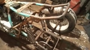 Маятник для трицикла или квадроцикла. Трицикл из Иж Юпитер. Трицикл своими руками. #2