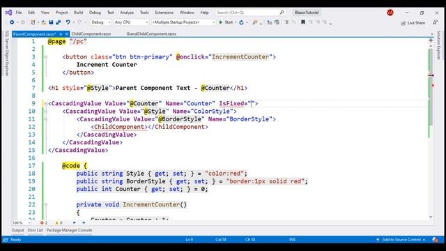 Blazor cascading values performance смотреть онлайн