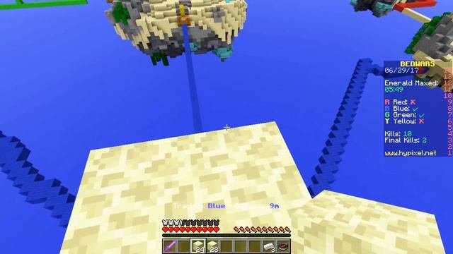 OBSIDIAN DRAGON DEFENCE.... FAIL - Minecraft Bed Wars w/ Little Kelly and Sharky смотреть онлайн