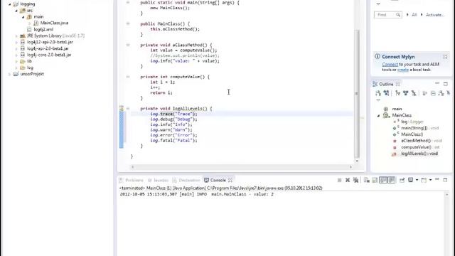 Logging mit Log4j смотреть онлайн