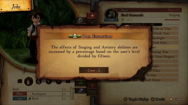 Best Chapter Five Job Combo~Bravely Default 2