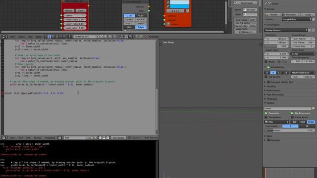 LIVENODING 1046 / Geometry Patterns in Python as Nodes in Blender смотреть онлайн