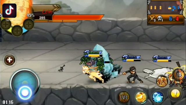 LEAGUE OF NINJA NARUTO SENKI 2 MOD - NARUTO BIJUU MODE - OFFLINE MOBA ANDROID GAMEPLAY смотреть онлайн