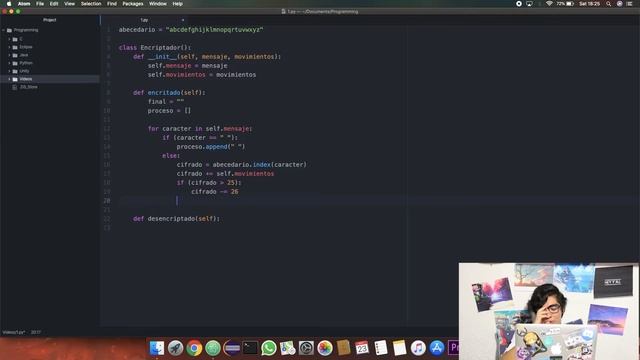 Aprende Python #5 (Caesar Chiper) (Cifrado Cesar) смотреть онлайн