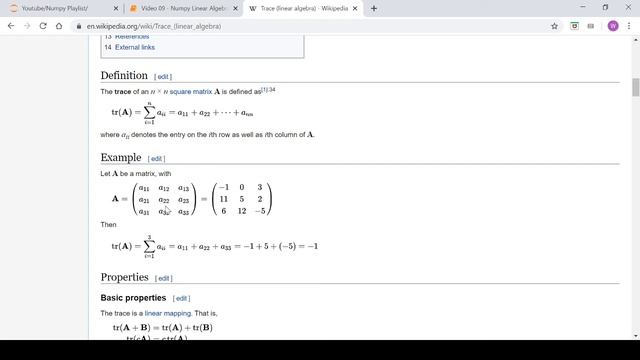Python - Numpy for Actuaries - Matrix Trace смотреть онлайн