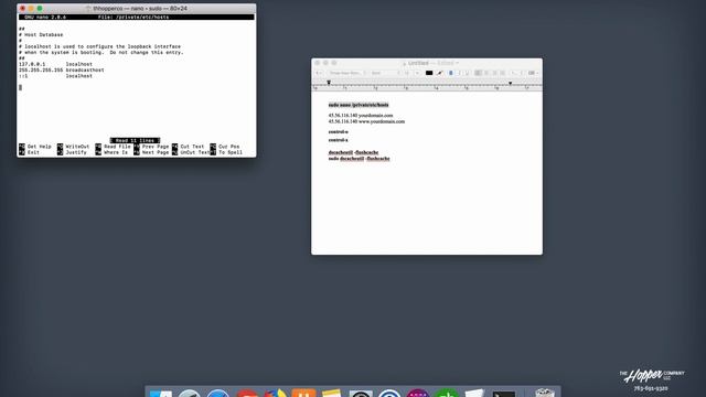 Override DNS using Local Host File MAC смотреть онлайн