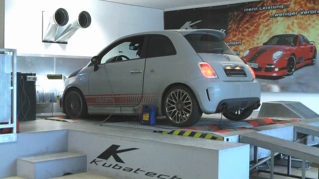 Fiat 500 1.4 T-Jet Bei Www.kubatech.de Auf Dem Cartec 4WD Leistungsprüfstand