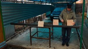 Как согнуть трубу без трубогиба для навеса. Гнём трубу без трубогиба. Как сделать, делаем навес.