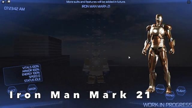 All Iron Man Suits from Iron Man Simulator 2 | Roblox смотреть онлайн