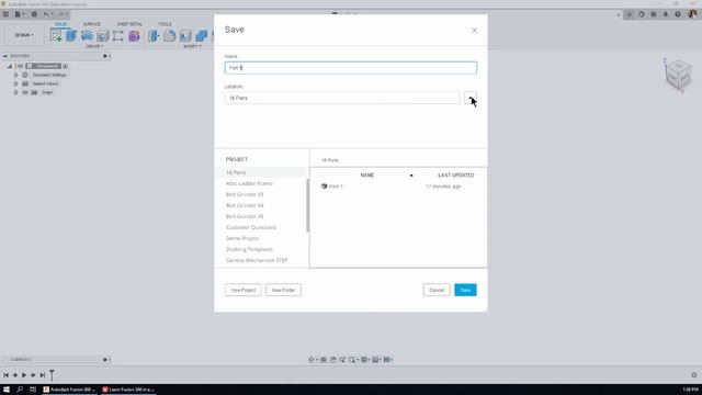 Learn Fusion 360 In a Few Hours. Part 1 смотреть онлайн