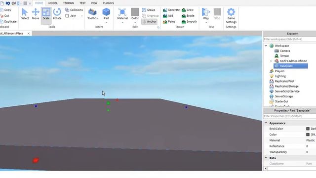 How to extend / expand Baseplate | ROBLOX Studio смотреть онлайн