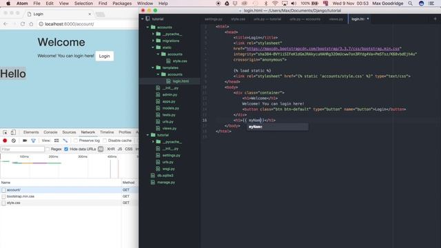 How to Use the Templating in Django (Django Tutorial) | Part 6 смотреть онлайн