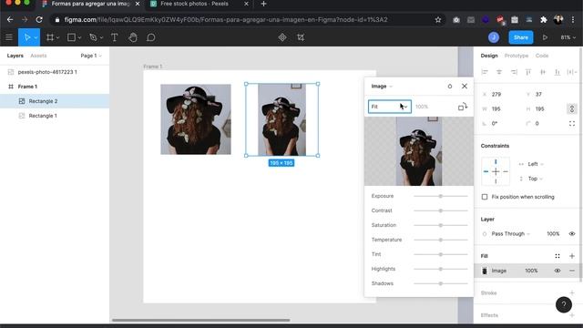 Diferentes maneras para agregar una imagen en Figma #Figma #Diseño смотреть онлайн
