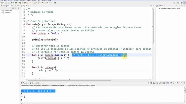 Lenguaje Kotlin (Parte 005) Cadenas de texto смотреть онлайн