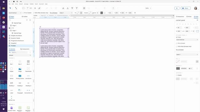#Axure Core Skills - 1501 iFrames, Scrollable Dynamic Panels, and Embedding a Video смотреть онлайн