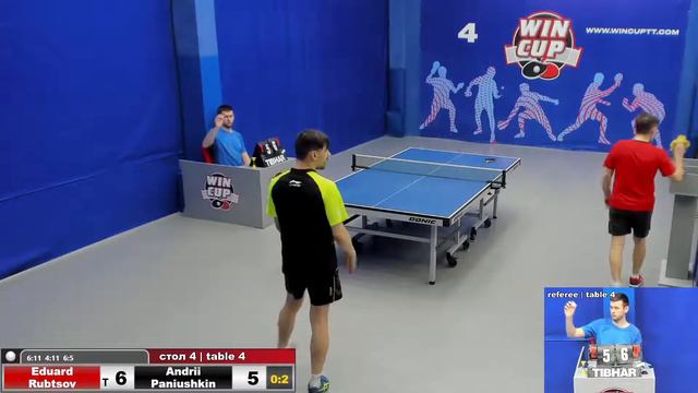 23:30 Рубцов Эдуард 3-2 Панюшкин Андрей стол 4 ЮГ-5 21.04.22 смотреть онлайн