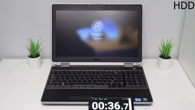 SSD vs HDD przyspieszenie Laptopa Dell E6520 смотреть онлайн