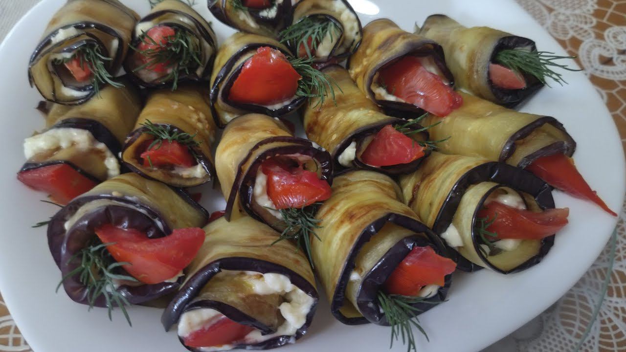 Невестка научила готовить рулетики из баклажан - Съедают за минуту и просят еще! смотреть онлайн