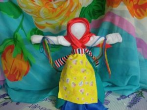 Масленица Кукла из ткани Мастер класс