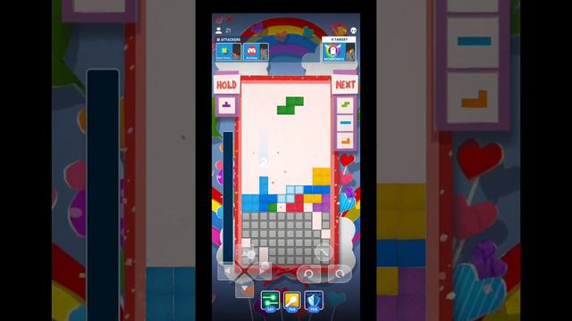 10 KO 7 Minute Game! | Tetris 99 Mobile (Tetris Battle Royale) смотреть онлайн