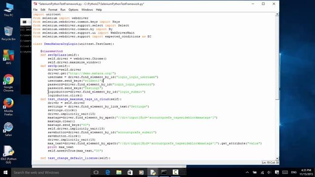 Selenium Python Webdriver Tutorial - Test Framework смотреть онлайн