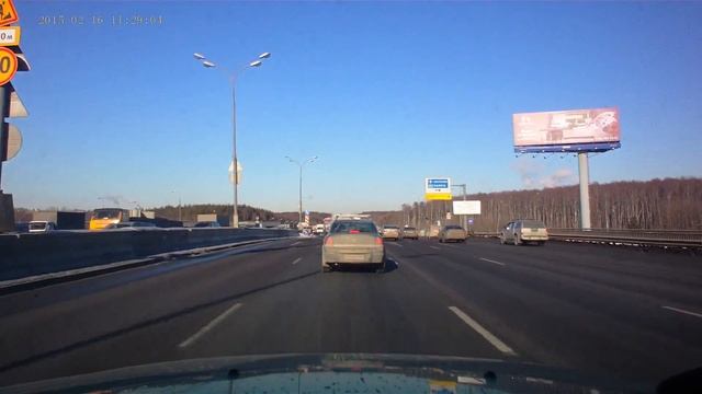 МКАД - Ленинский 16-02-2015 смотреть онлайн