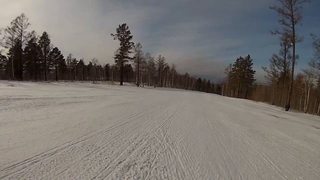 Катаемся на сноубордах. (go pro hero 3) two version. смотреть онлайн