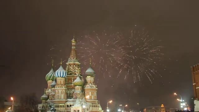 Новогодний салют на красной площади смотреть онлайн